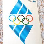 Olympialaiset Sarajevo Los Angeles 1984 postitettu kortti - pikkukuva 1