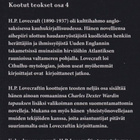 H. P. Lovecraftin kootut teokset 4: Hautausmaan kauhu - pikkukuva 3