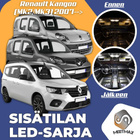 Renault Kangoo Sisätilan LED-sarja 7-osainen - pikkukuva 1