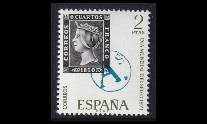 Espanja 1928 ** Maailman postimerkin päivä (1971)