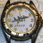 ISO 40mm LENTÄJÄN SOTILASKELLO CCCP - pikkukuva 2