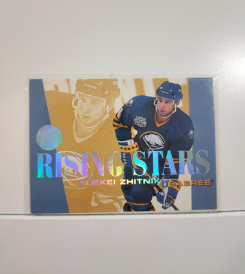 1995-96 Ultra Rising Stars Gold Medallion #10 Alexei Zhitnik