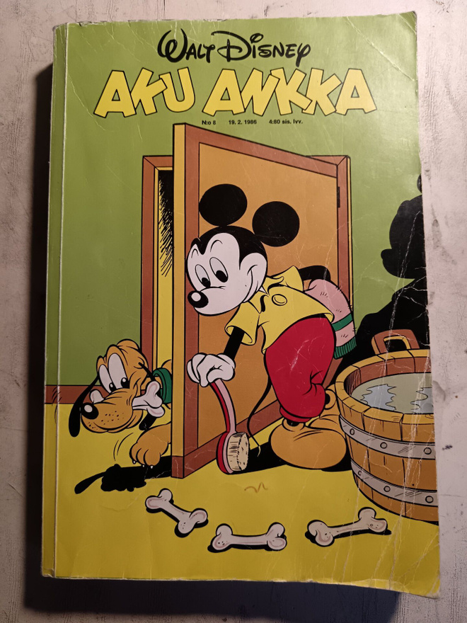 1986 Aku Ankka 1/4 vuosikirja no1-13