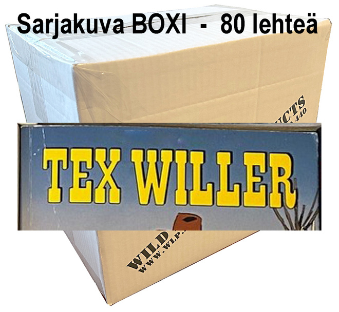 TexWILLER vuosikertaboxi BOXI - 80 lehteä, 5 vuosikertaa