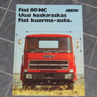 1978 Fiat 110 NC  kuorma-auto esite - suom -24 sivua - pikkukuva 1