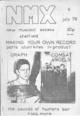 NMX #6 (1979) Sheffield COMSAT ANGELS Stunt Kites GRAPH punk