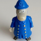 5,5 cm, MUUMI-FIGUURI  POLIISIMESTARI - pikkukuva 1