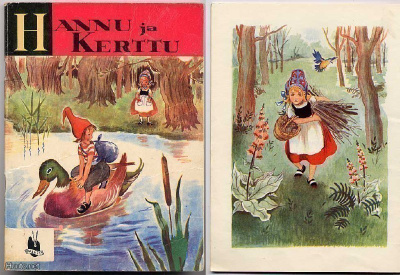 Grimm: Hannu ja Kerttu [kuv. Marie-Louise Pecourt; 1959]