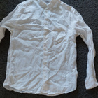 Valkoinen pellavapaita miesten koko M H&M regular fit - pikkukuva 2