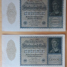 Vanha Saksan markka, yksi 10 000 markan seteli - pikkukuva 2