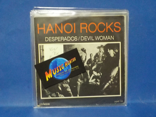 HANOI ROCKS - DESPERADOS / DEVIL WOMAN VG+/EX FIN -81 7"