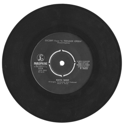KEITH WEST: Excerpt from "A teenage opera" 7"