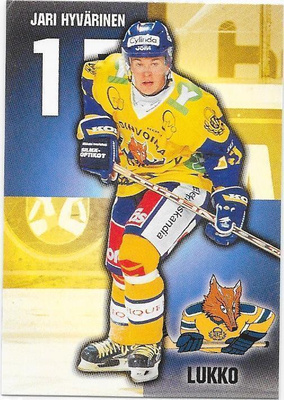 1999-00 CardSet #287 Jari Hyvärinen Lukko