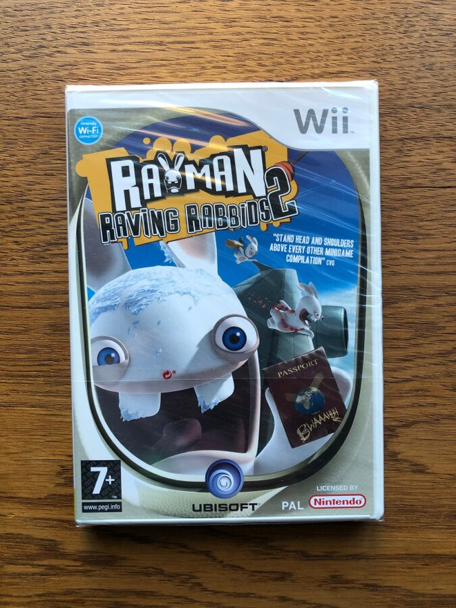 Wii: Rayman Raving Rabbids 2 (uusi, avaamaton muoveissa)