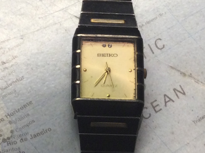SEIKO ”leidies” musta/kulta