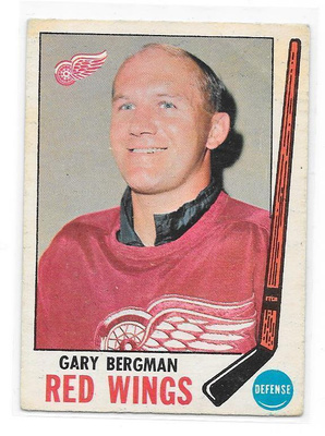 1969-70 OPC #58 Gary Bergman Detroit Red Wings