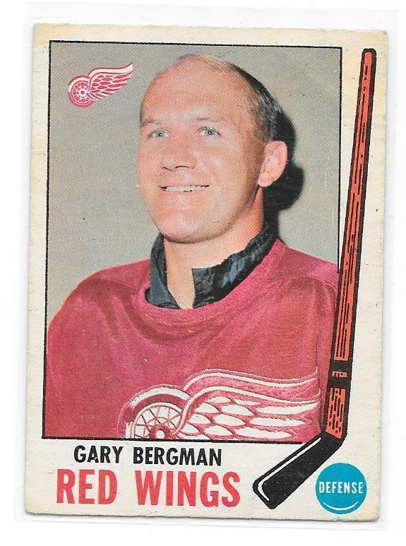 1969-70 OPC #58 Gary Bergman Detroit Red Wings