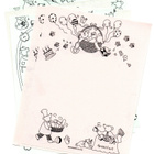 °°VOHVELIKARHU...Waffle Bear° -KIRJEPAPERIT -SETTI /Barunson - pikkukuva 1