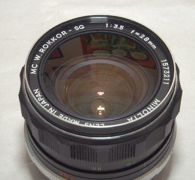 == Minolta MC W.Rokkor-SG 28mm f/3.5 - MD