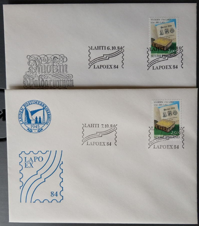 Erik.leima LAPOEX 6. ja 7.10.1984, Lahti