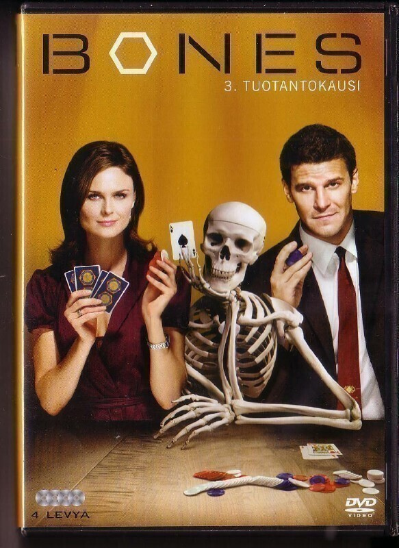 dvd, Bones - 3. kausi, 4 dvd (10 h 45 min) [tv-sarja]
