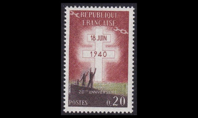 Ranska 1315 ** Vastarintaliikkeen vuosipäivä (1960)