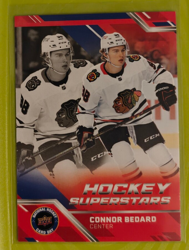 Connor Bedard 2024-25 UD National Hockey Card Day