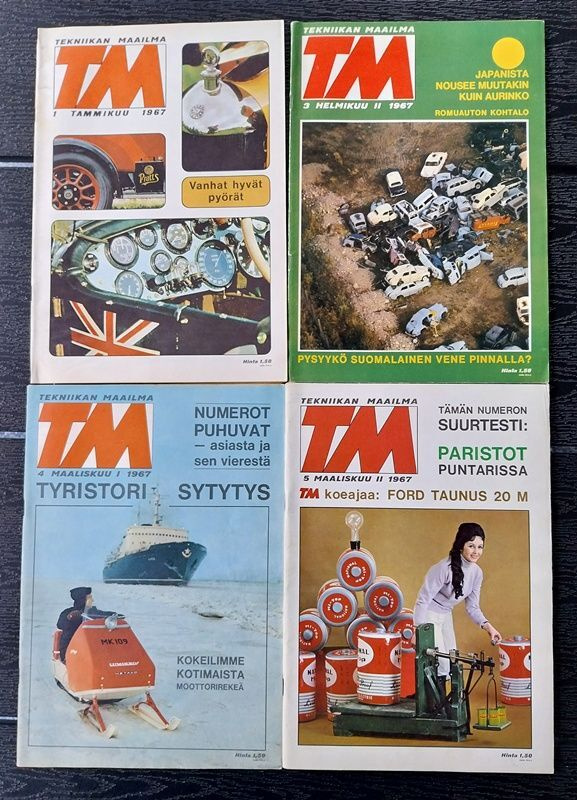 Tekniikan Maailma TM 8 lehteä 1967