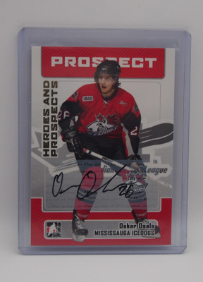 2006-07 ITG Heroes and prospects Autographs Oskar Osala
