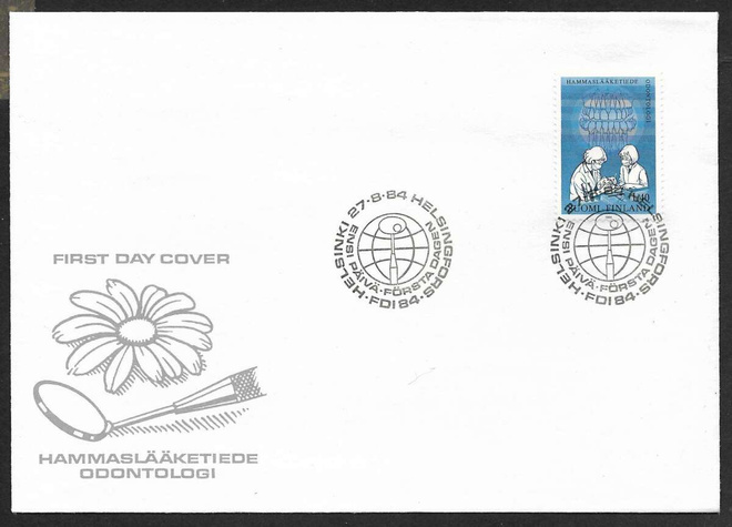 Hammaslääketiede 1984 FDC (LAPE 946)