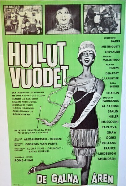 Elokuvajuliste: Hullut vuodet (Paavo Nurmi)