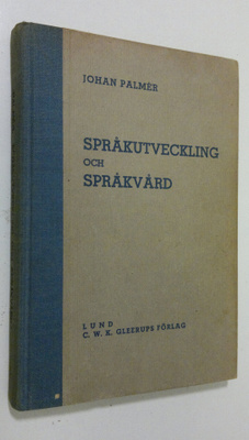 Johan Palmer : Språkutveckling och språkvård