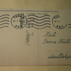 Turku, Rautatieasema, jäätelökioski, auto, valok.pk, p. 1957 - pikkukuva 2