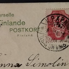 Postivaunun 8 (Tornio-Sjoki) leima UPU-kortilla 1905 Lahteen - pikkukuva 2
