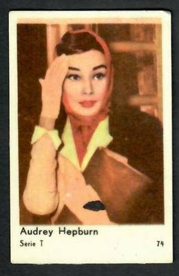 Keräilykuva - Audrey Hepburn Serie T 74