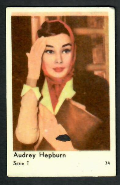 Keräilykuva - Audrey Hepburn Serie T 74