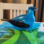 Iittala Oiva Toikka Toikka Indigo Bunting Sirkku 190*120 mm - pikkukuva 1
