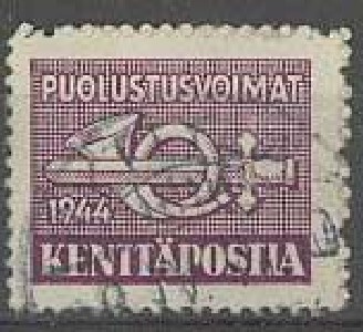1944 kp-merkki violetti kaunis