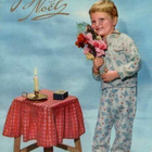LAPSI / Pieni poika pyjamassa, äidin korkokengät. 1950-l. - pikkukuva 1