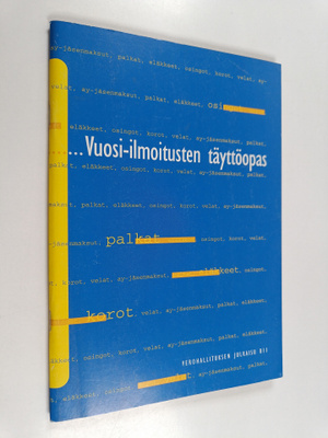 Vuosi-ilmoitusten täyttöopas