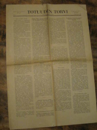 Sanomalehti: Totuuden Torvi 13.10.1928