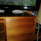 Iskun puinen hyllykkö kirjahylly teak viilua ruskea+pulpetti - pikkukuva 5