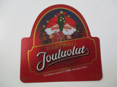 VANHA OLUT ETIKETTI - JOULUOLUT (K26-37)