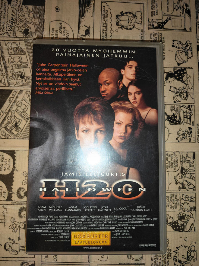 VHS Halloween H20 vuokraversio