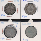 1870-1907 2 markkaa 4kpl kuntoluokat kuvassa - pikkukuva 1