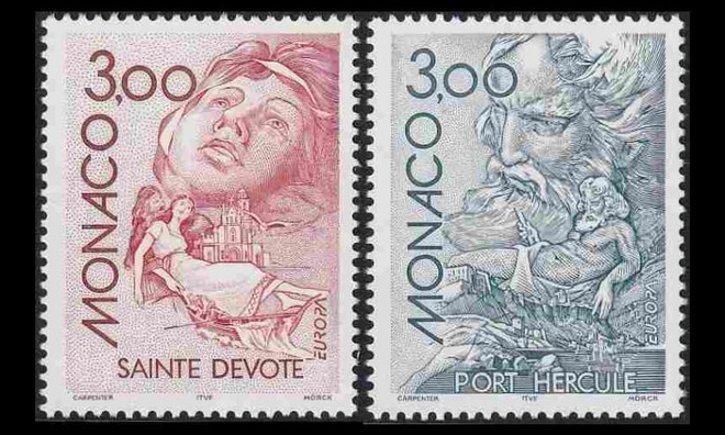 Monaco 2355-6 ** Europa myytit ja legendat (1997)