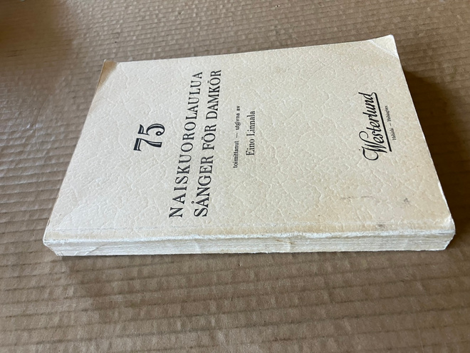 EINO LINNALA 75 NAISKUOROLAULUA 1954 HYVÄ