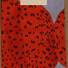 Marimekko - Mansikkavuoret keittiöpyyhe (43x60 cm) - pikkukuva 1
