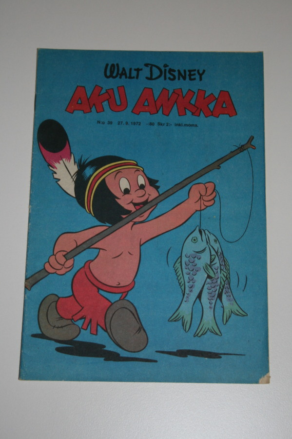 Aku Ankka no 39/1972, no2,4,11,52/1975