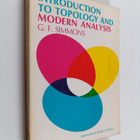 George F. Simmons : Introduction to topology and modern a... - pikkukuva 1